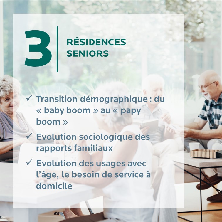 Etude cycle de vie immobilier logement résidence senior